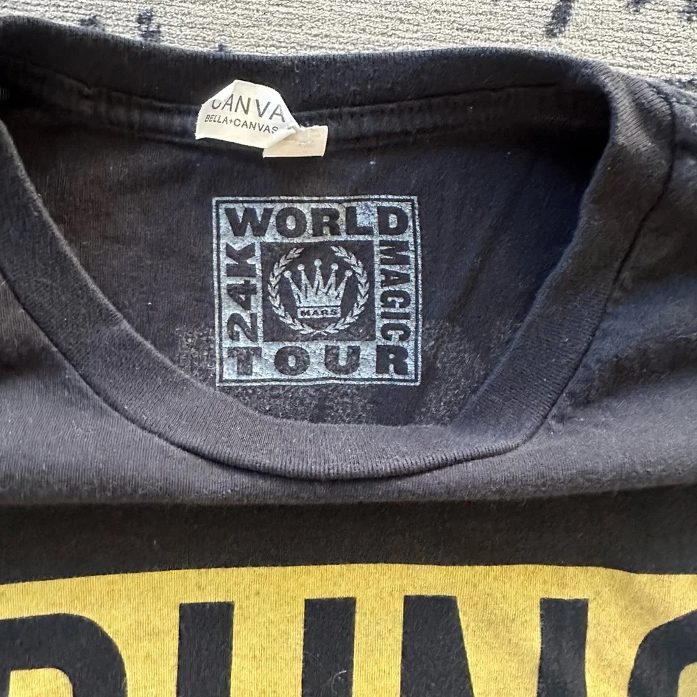 2017 Bruno Mars 24K Magic World Tour Tee - Picture 3 of 5